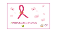 100 000 Rubans Roses pour Curie : Défi relevé d’octobre Rose 2021 !