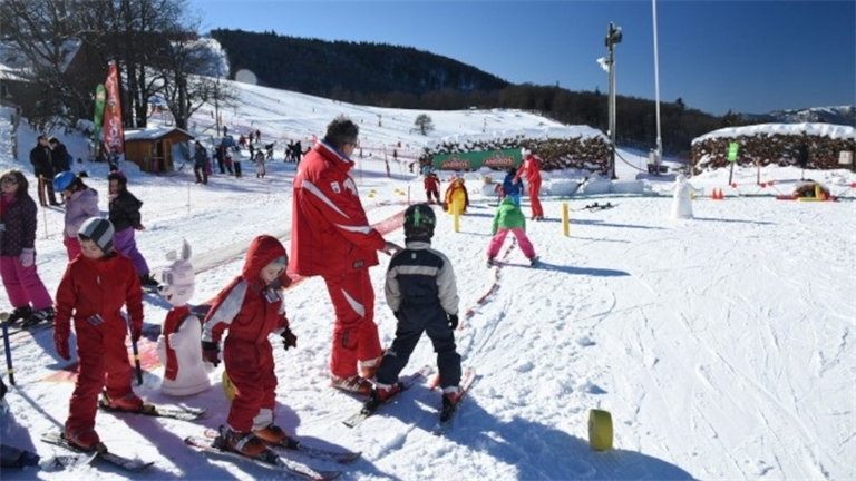 Ski : belle affluence au domaine du Rouge Gazon