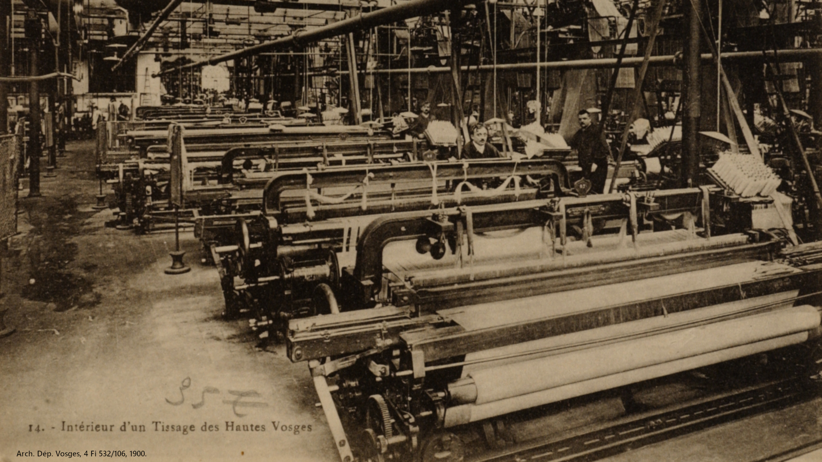Voyage au centre des archives :  L’industrie dans les Vosges