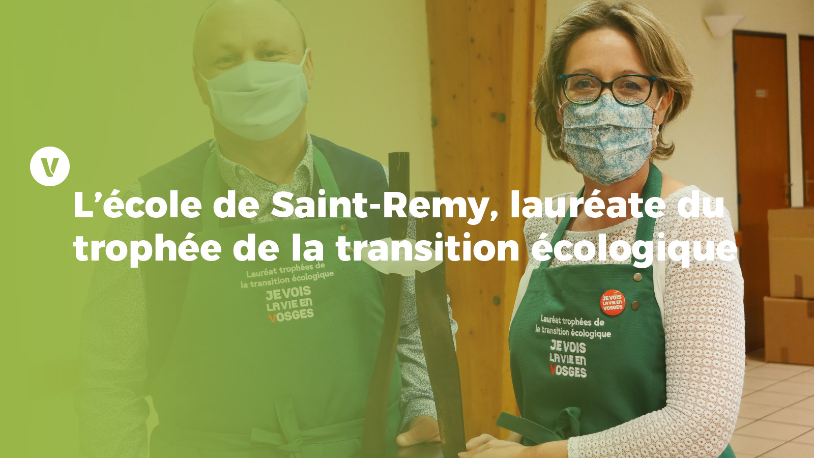 L’école de Saint-Remy, lauréate du trophée de la transition écologique