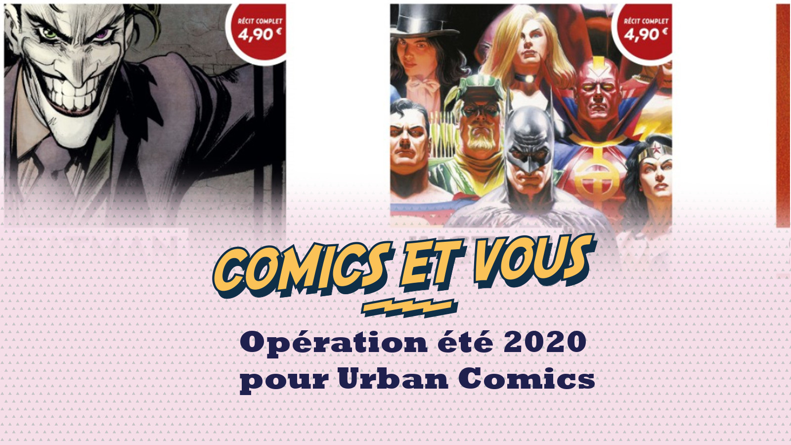 Opération été 2020 pour urban Comics