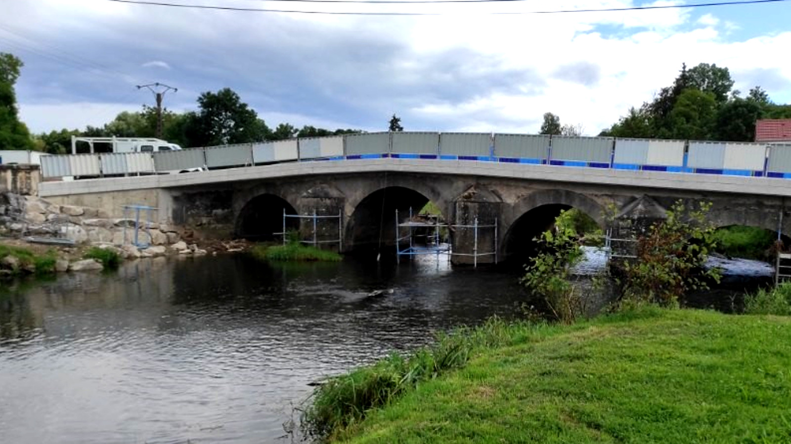 Vaxoncourt : état d’avancement des travaux de réparation du pont