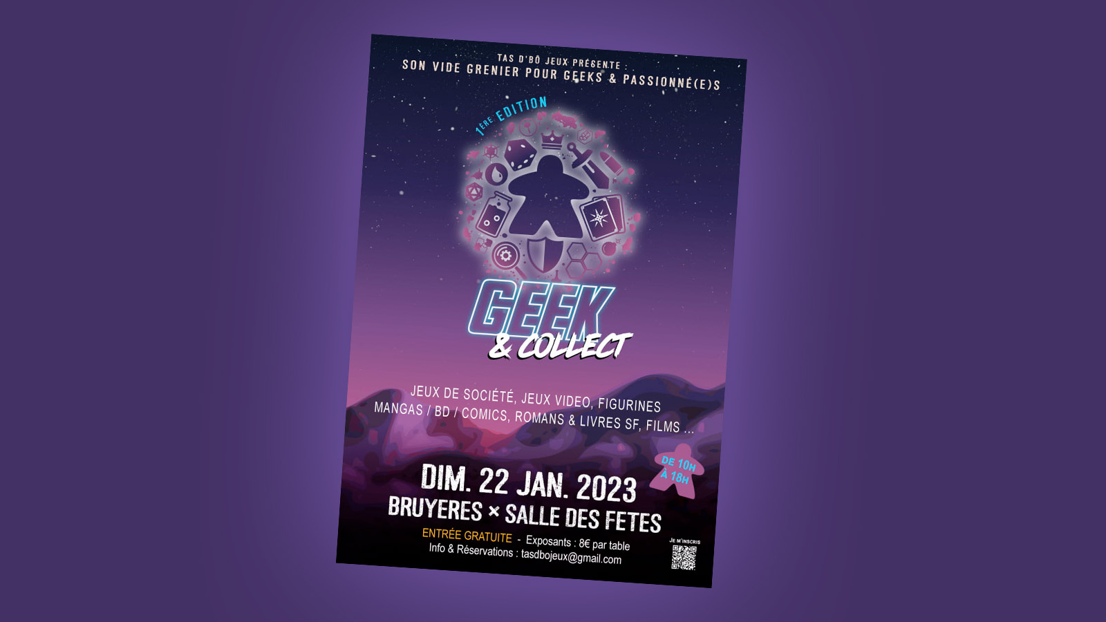 Geek and Collect à Bruyères : Le premier Vide Grenier pour les GEEKS !