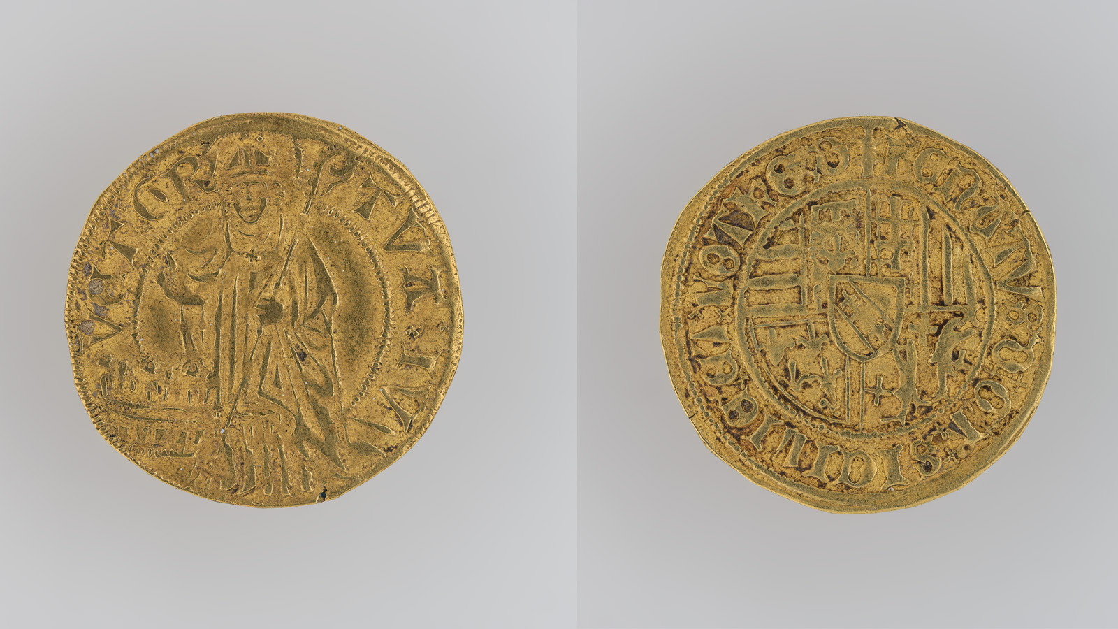Florin au saint Nicolas de la collection numismatique du Mudaac 