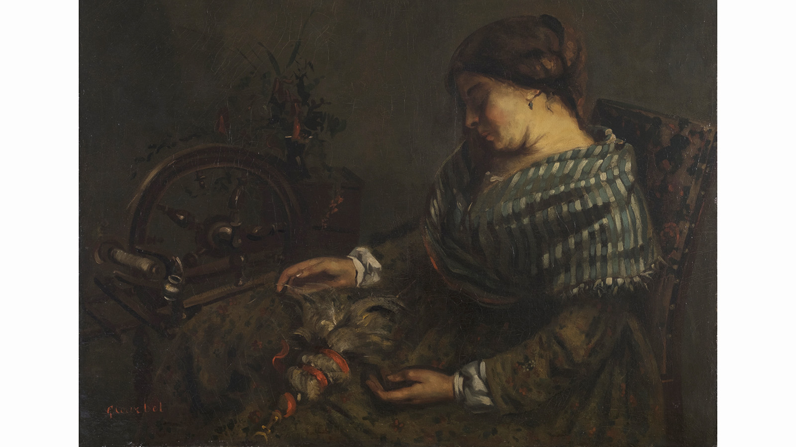 Le Rendez-vous du Mudaac : focus sur la fileuse endormie de Gustave Courbet