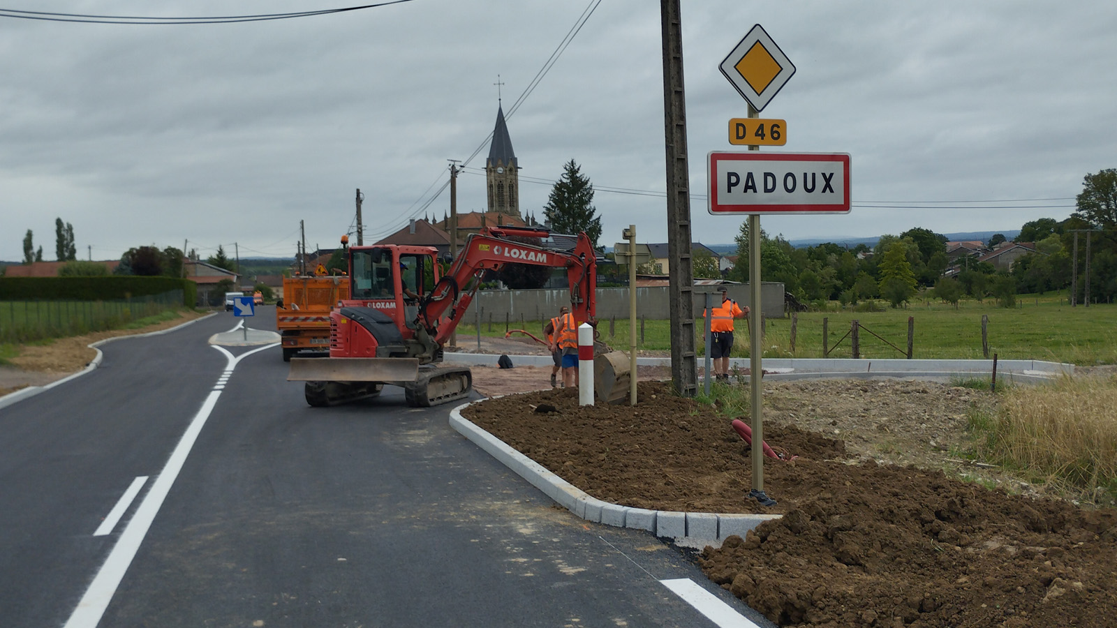 RD 46 : La traversée de Padoux est ouverte à la circulation  