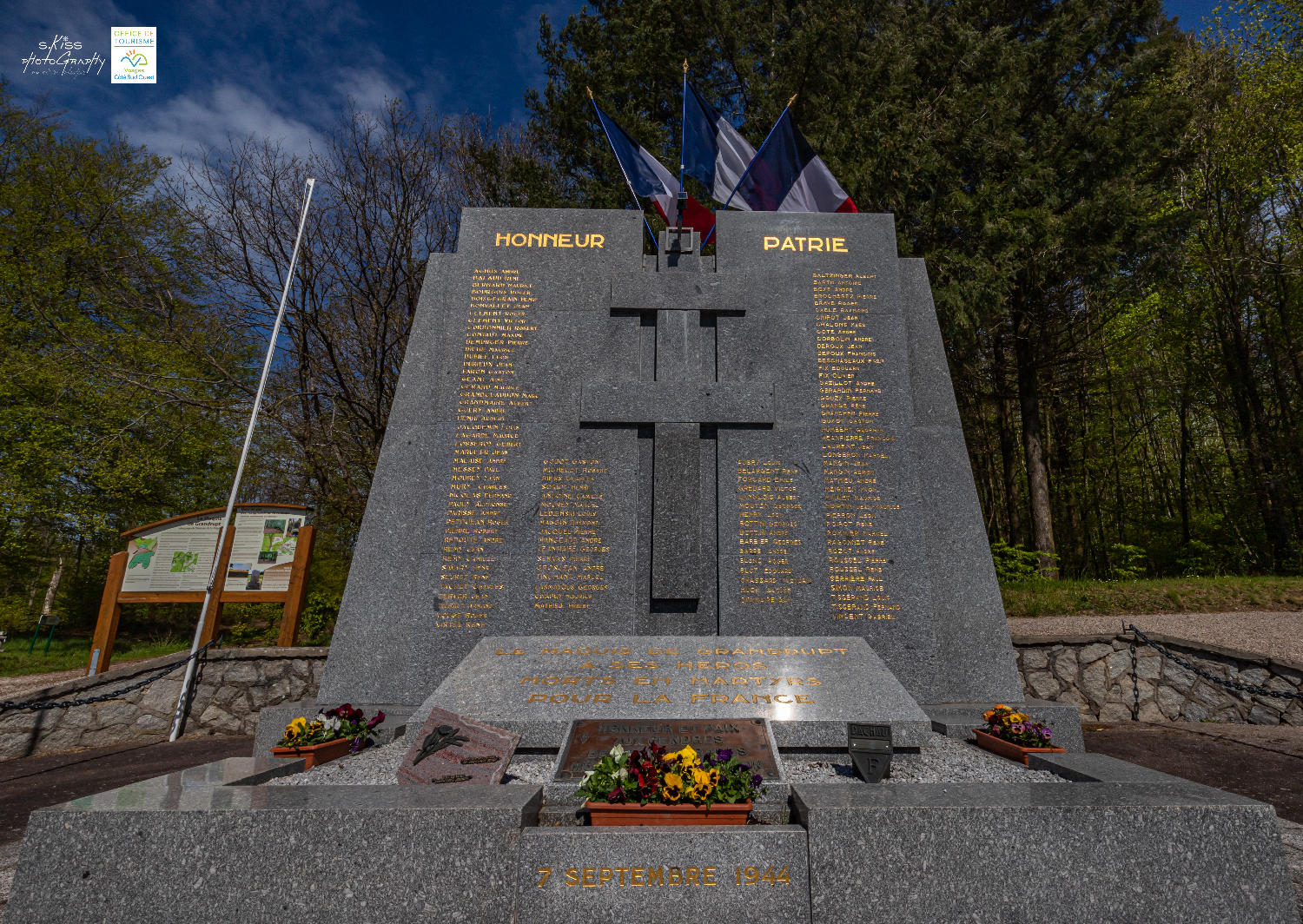 Hommage aux maquisards de Grandrupt-de-Bains